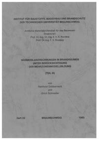 Wärmebilanzrechnungen in Brandräumen unter Berücksichtigung der Mehrzonenmodellbildung