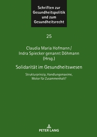 Vorderes Coverbild Solidarität im Gesundheitswesen