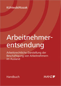 Vorderes Coverbild Arbeitnehmerentsendung