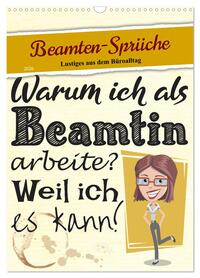 Beamten-Sprüche (Wandkalender 2026 DIN A3 hoch), CALVENDO Monatskalender