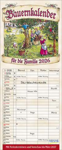 Bauernkalender 2026