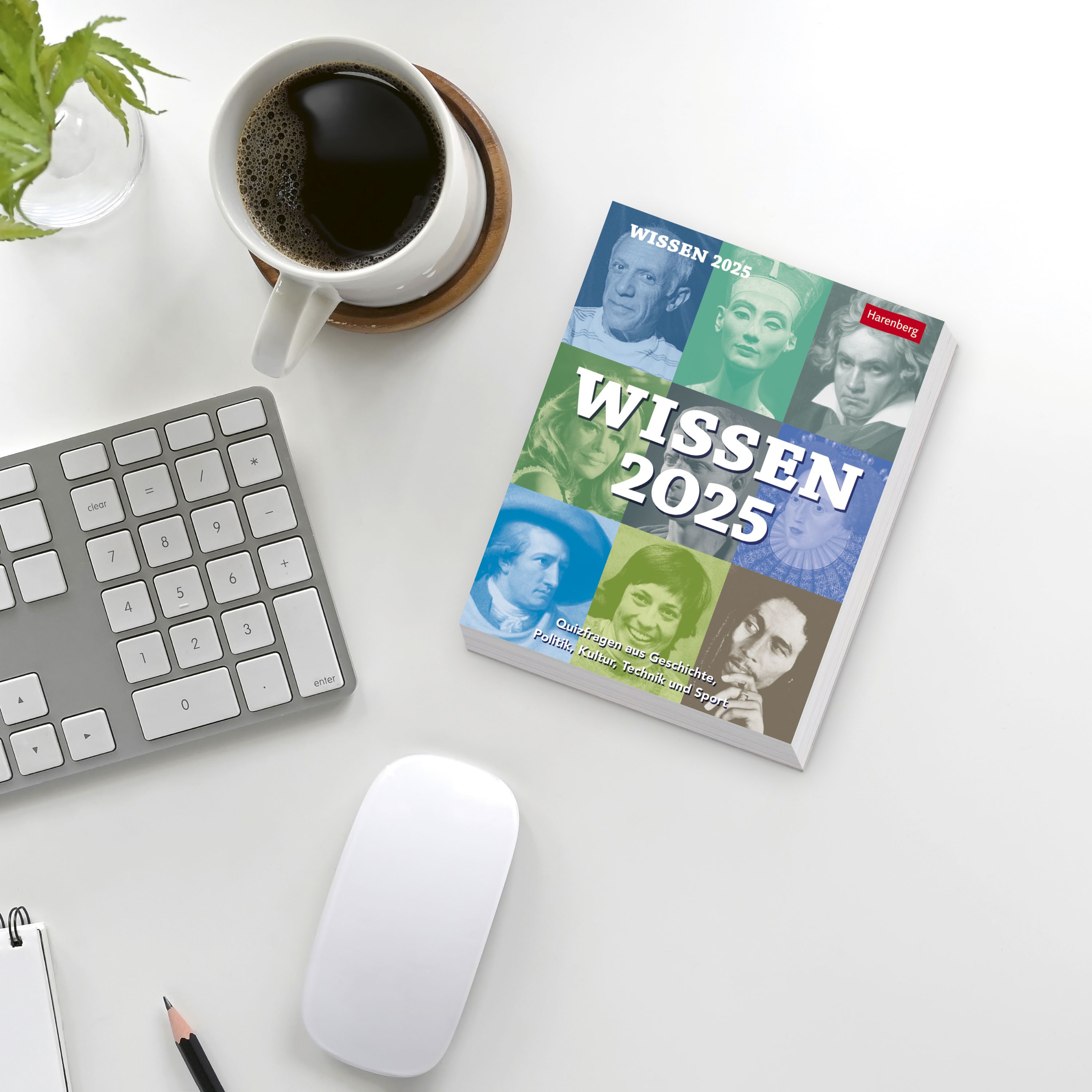 Wissen Tagesabreißkalender 2025 - Quizfragen aus Geschichte, Politik, Kultur, Technik und Sport