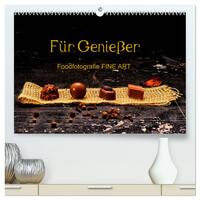 Für Genießer, Foodfotografie FINE ART (hochwertiger Premium Wandkalender 2025 DIN A2 quer), Kunstdruck in Hochglanz