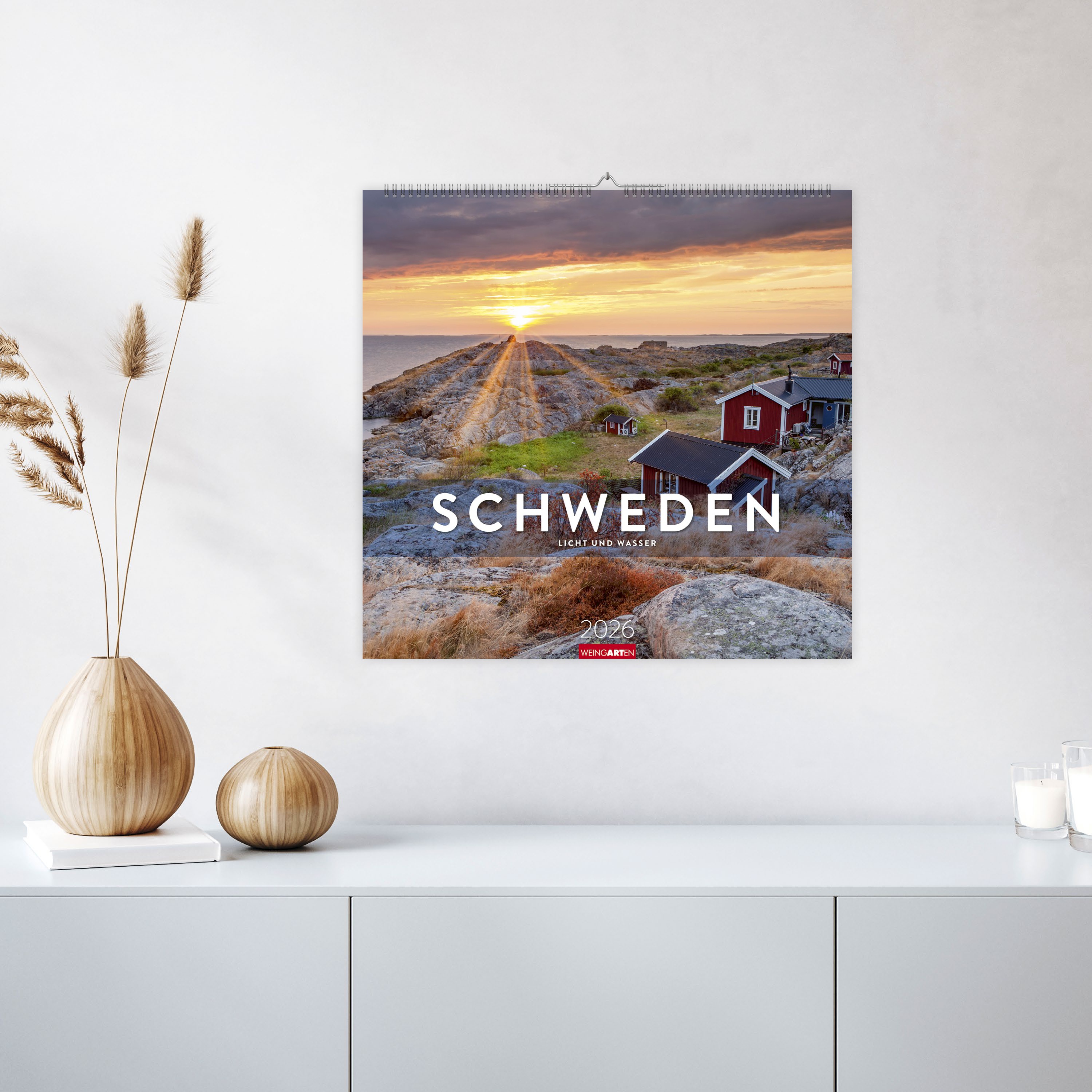 Schweden Kalender 2026 - Licht und Wasser