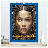 Gesichter der Zukunft (hochwertiger Premium Wandkalender 2025 DIN A2 hoch), Kunstdruck in Hochglanz