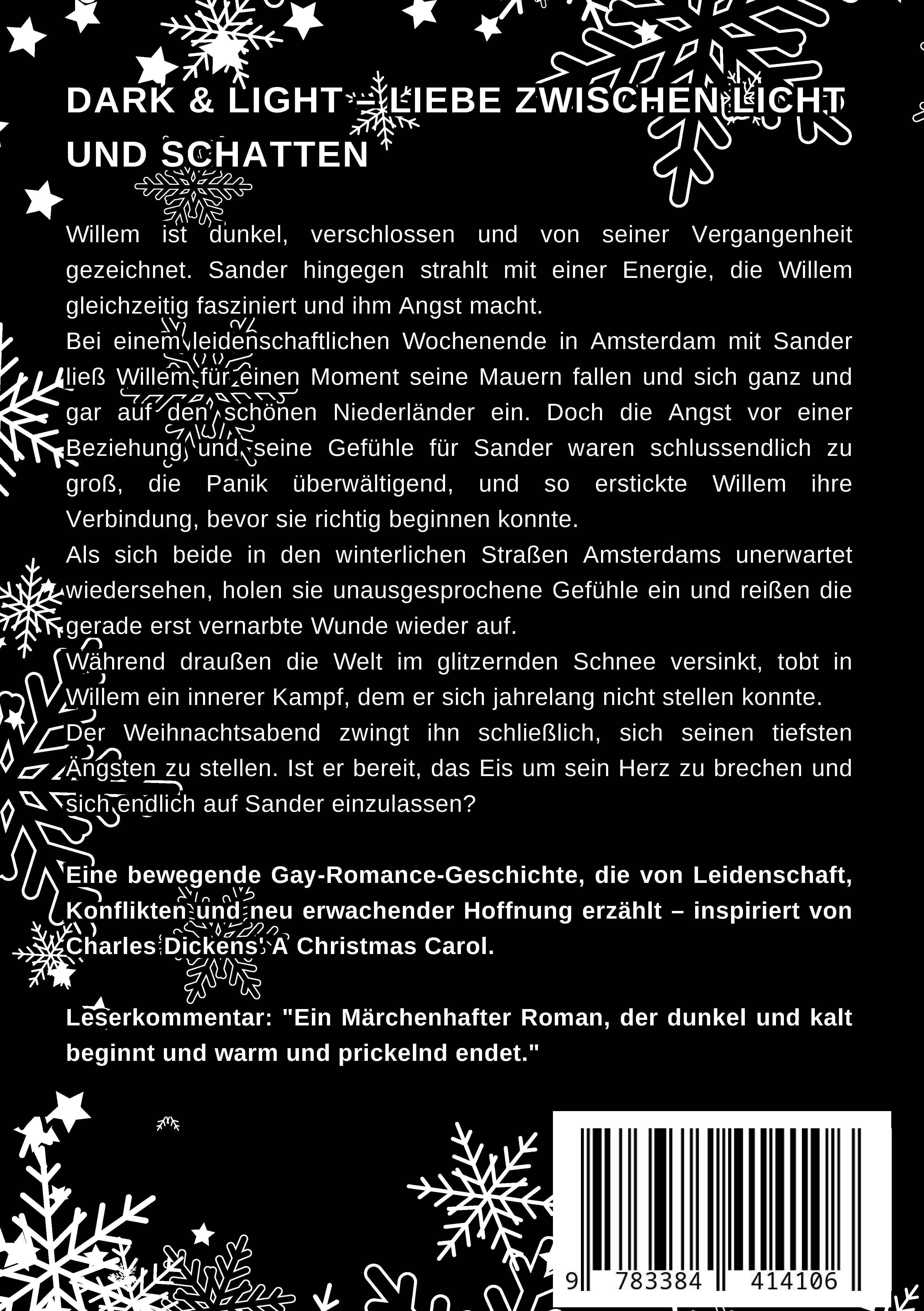 Rückseitencover Dark & Light – Liebe zwischen Licht und Schatten