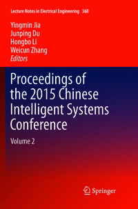 Proceedings of the 2015 Chinese Intelligent Systems Conference