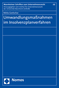 Umwandlungsmaßnahmen im Insolvenzplanverfahren