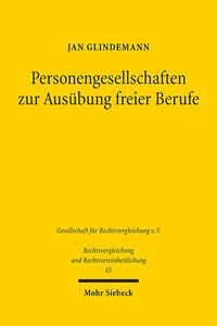 Personengesellschaften zur Ausübung freier Berufe