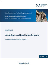 Ambidextrous Negotiation Behavior
