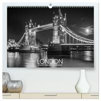 London Stadt an der Themse (hochwertiger Premium Wandkalender 2026 DIN A2 quer), Kunstdruck in Hochglanz