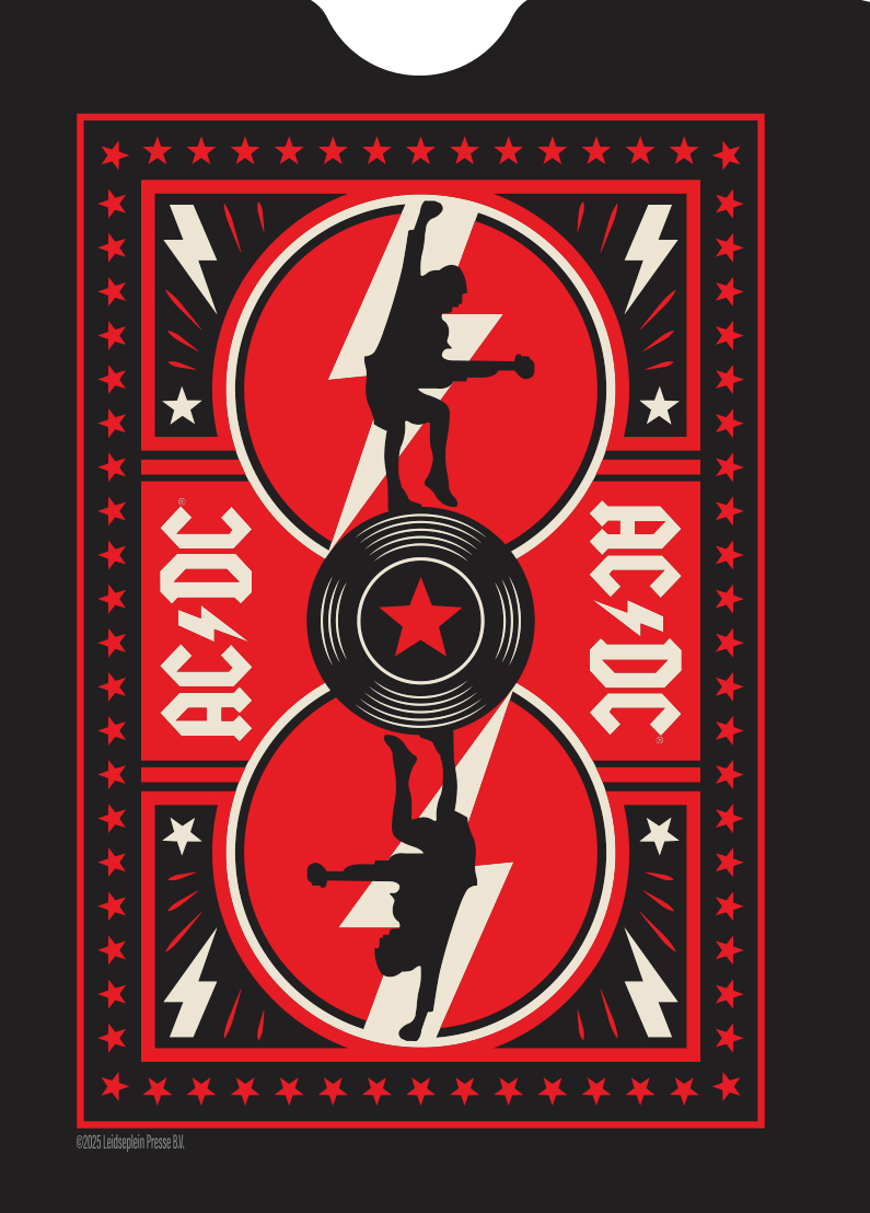 Rückseitencover Bicycle ACDC (Designer Spielkarten, Poker, Skat...)
