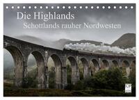 Die Highlands - Schottlands rauher Nordwesten (Tischkalender 2025 DIN A5 quer), CALVENDO Monatskalender