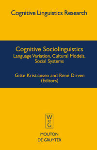 Cognitive Sociolinguistics