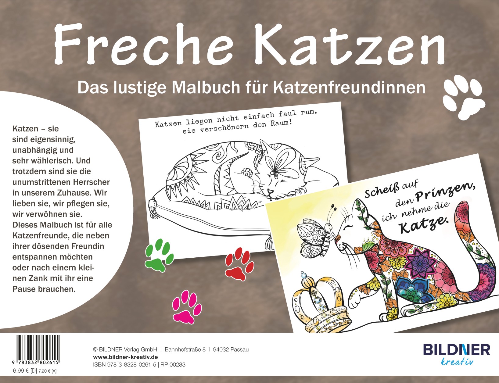Rückseitencover Freche Katzen