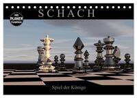 SCHACH - Spiel der Könige (Tischkalender 2026 DIN A5 quer), CALVENDO Monatskalender