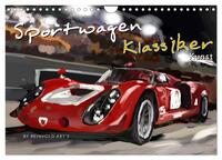 Vorderes Coverbild Sportwagen Klassiker Kunst (Wandkalender 2025 DIN A4 quer), CALVENDO Monatskalender