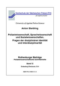 Polizeiwissenschaft, Sprachwissenschaft und Sozialwissenschaften
