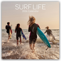 Surf Life – Surfen – Surfing 2026 – 16-Monatskalender