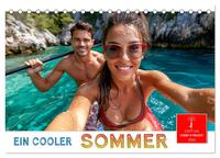 Ein cooler Sommer (Tischkalender 2026 DIN A5 quer), CALVENDO Monatskalender