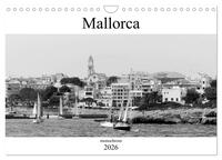Mallorca monochrom (Wandkalender 2026 DIN A4 quer), CALVENDO Monatskalender