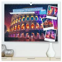 Europas Wahrzeichen (hochwertiger Premium Wandkalender 2026 DIN A2 quer), Kunstdruck in Hochglanz