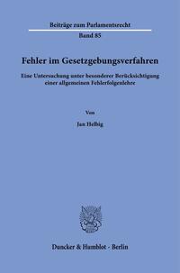 Fehler im Gesetzgebungsverfahren.