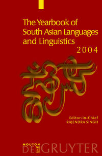 The Yearbook of South Asian Languages and Linguistics / 2004