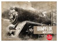 Dampflok Impressionen (Wandkalender 2026 DIN A2 quer), CALVENDO Monatskalender