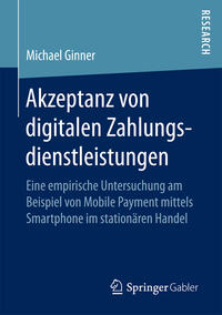 Vorderes Coverbild Akzeptanz von digitalen Zahlungsdienstleistungen
