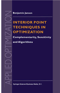 Interior Point Techniques in Optimization