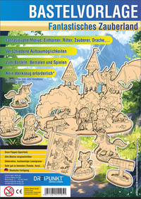 Bastelvorlage Fantastisches Zauberland