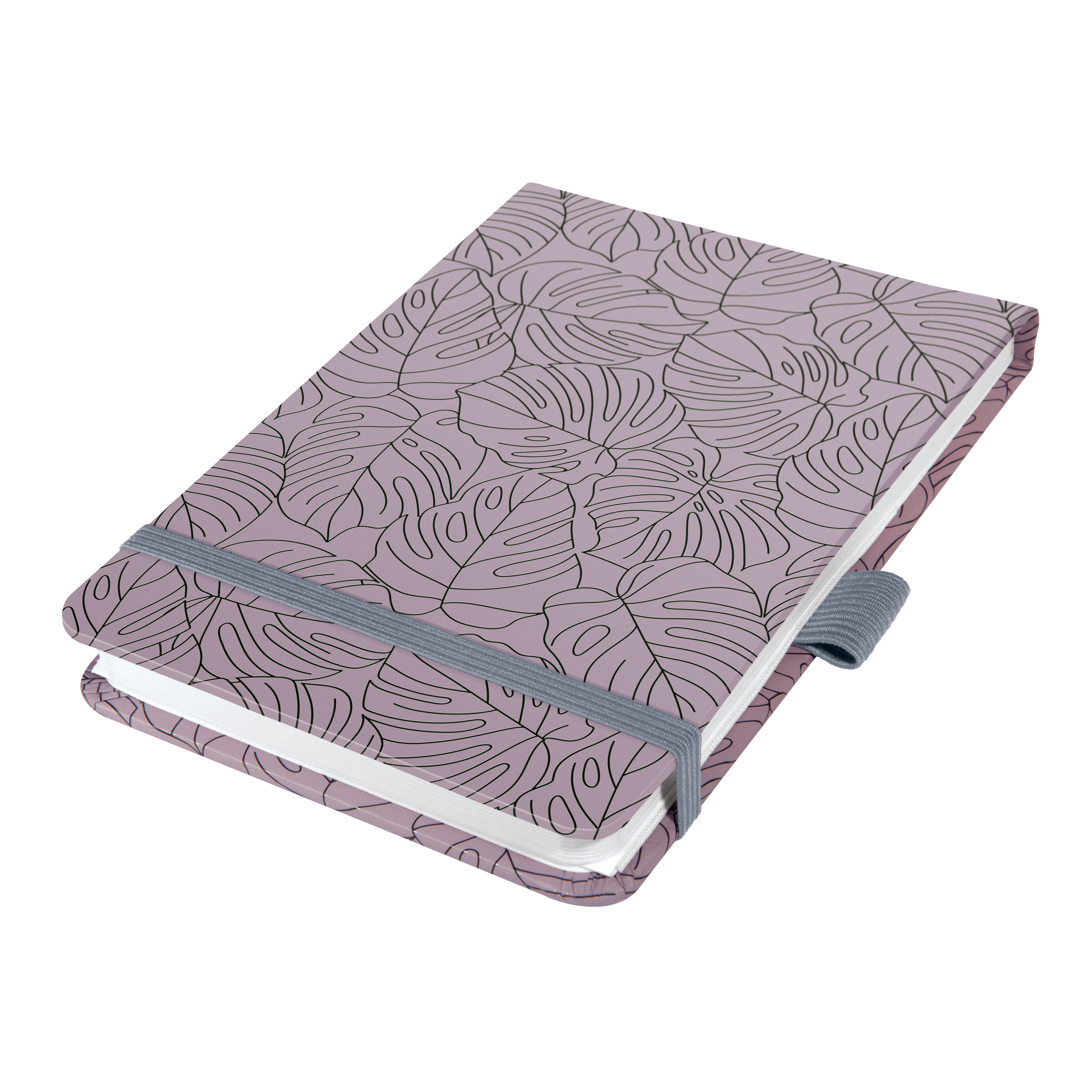 SIGEL JN352 Notizblock Jolie, A6+, dotted, lila, schwarz