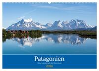 Patagonien - Eine Landschaft der Kontraste (Wandkalender 2026 DIN A2 quer), CALVENDO Monatskalender