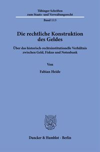 Die rechtliche Konstruktion des Geldes