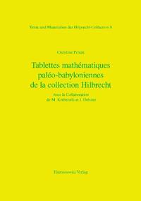 Tablettes mathématiques de la collection Hilprecht