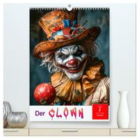 Der Clown (hochwertiger Premium Wandkalender 2026 DIN A2 hoch), Kunstdruck in Hochglanz