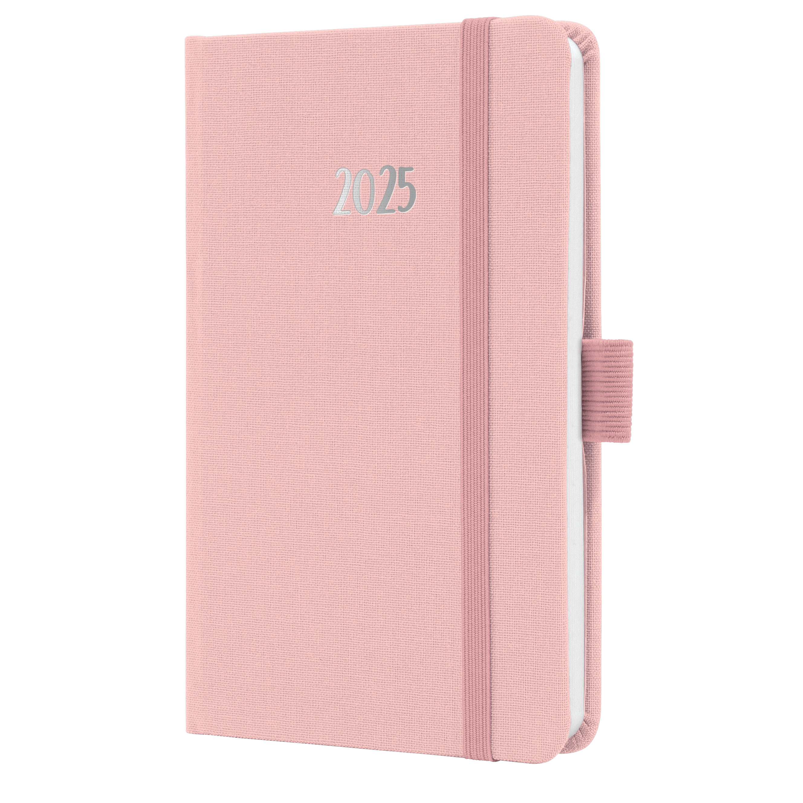 SIGEL J5404 Wochenkalender Jolie 2025 , ca. A6, hellrosa