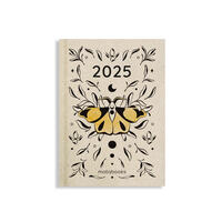 matabooks – A6 Kalender Samaya 2025 Farbe: Lunar Gold (DE/EN)