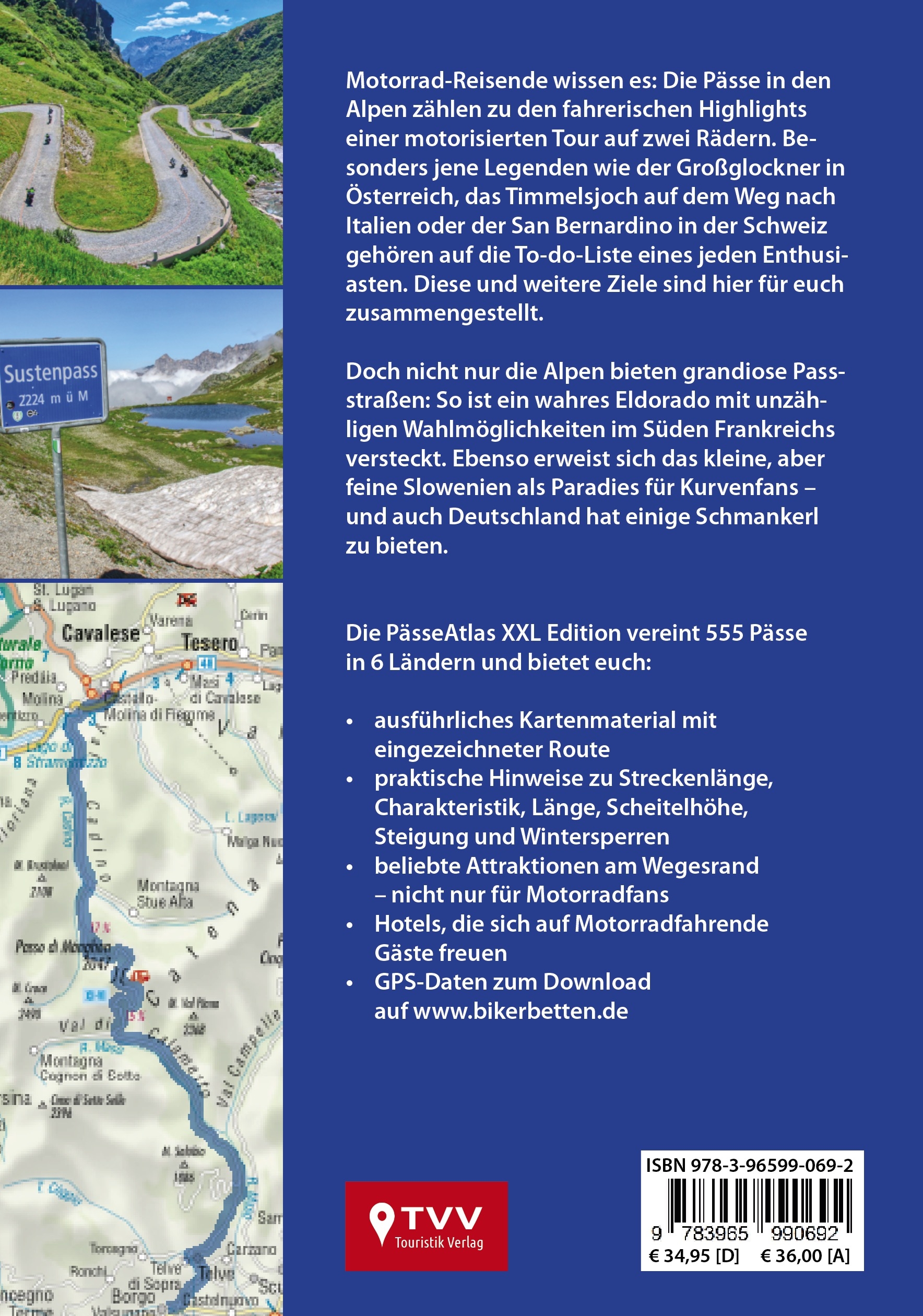 Rückseitencover PÄSSE ATLAS - XXL Edition