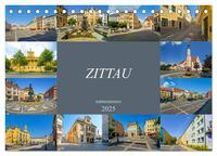 Zittau Impressionen (Tischkalender 2025 DIN A5 quer), CALVENDO Monatskalender
