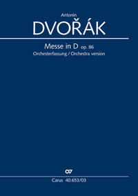 Vorderes Coverbild Messe in D (Klavierauszug)