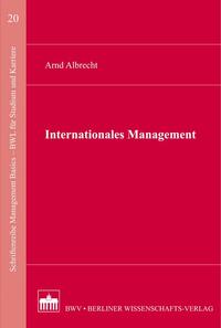 Vorderes Coverbild Internationales Management