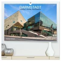 Darmstadt – Gärten, Kunst, Architektur (hochwertiger Premium Wandkalender 2025 DIN A2 quer), Kunstdruck in Hochglanz