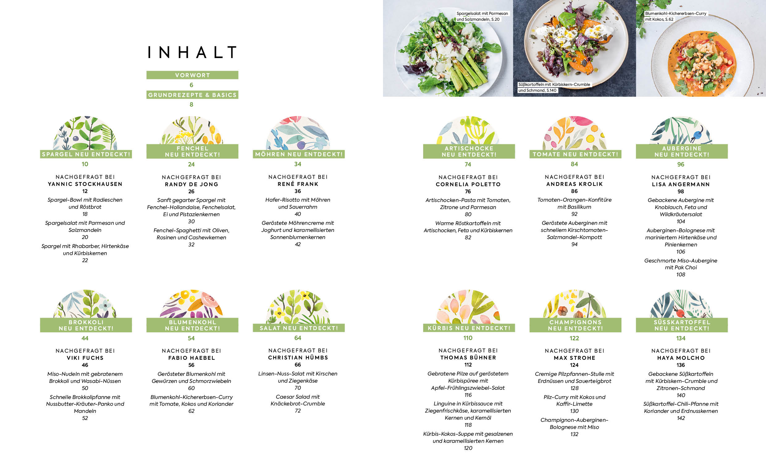 Beispielinhalt (Bild) Vegetarisch – Gemüse neu entdeckt!