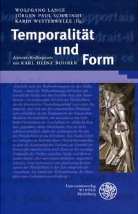 Vorderes Coverbild Temporalität und Form