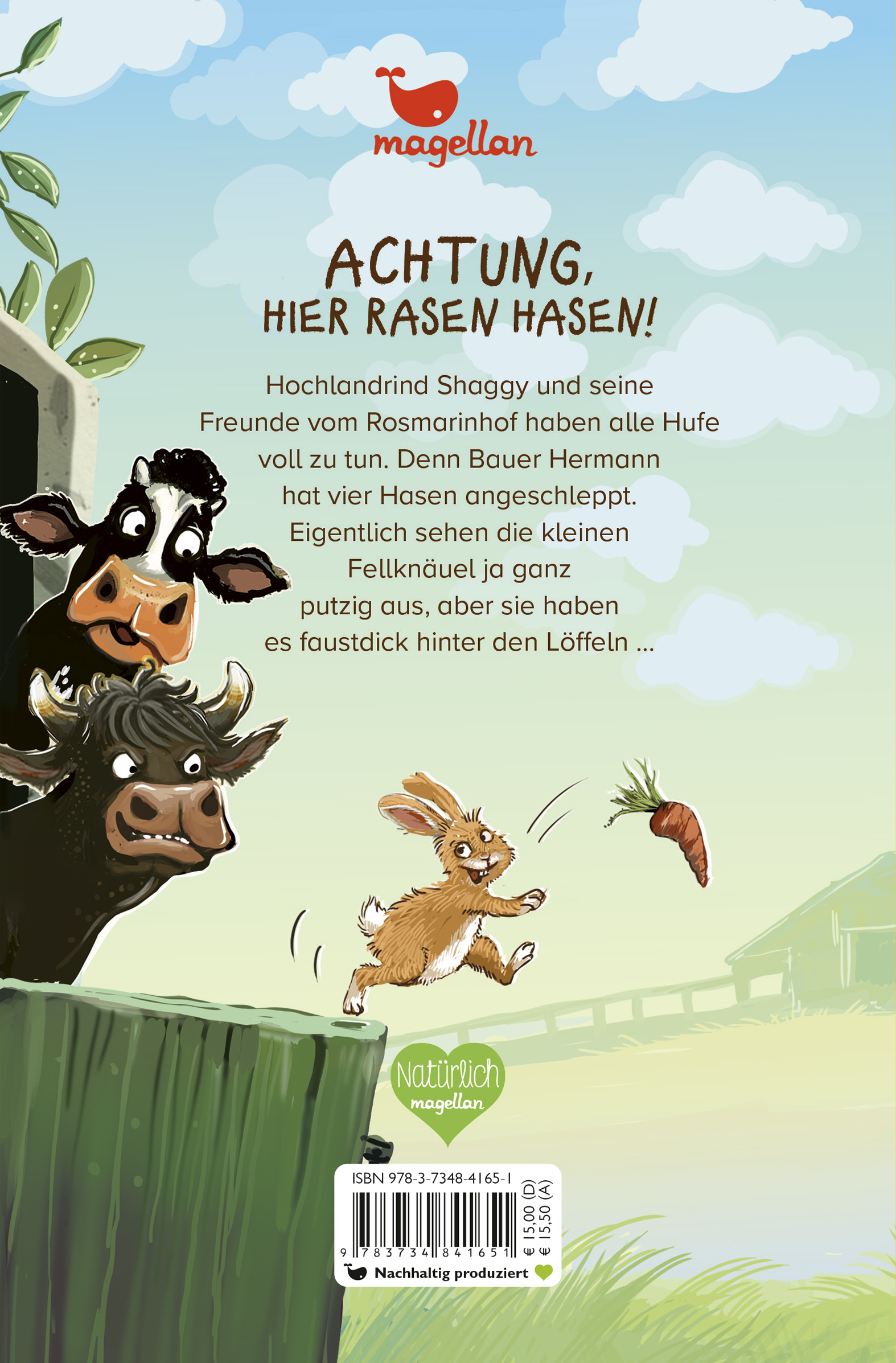 Rückseitencover Helden der Weide - Vier Hasen für ein Tralala