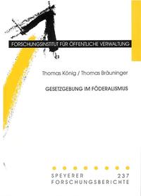 Gesetzgebung im Föderalismus