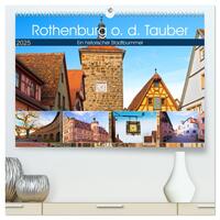 Rothenburg o.d. Tauber (hochwertiger Premium Wandkalender 2025 DIN A2 quer), Kunstdruck in Hochglanz