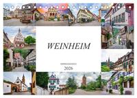 Weinheim Impressionen (Tischkalender 2026 DIN A5 quer), CALVENDO Monatskalender